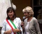 Ministro Barbara Pollastrini e il sindaco Piera Capitelli
